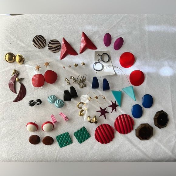 Jewelry - Vintage Collection 80’s Costume Earrings 29 sets in total